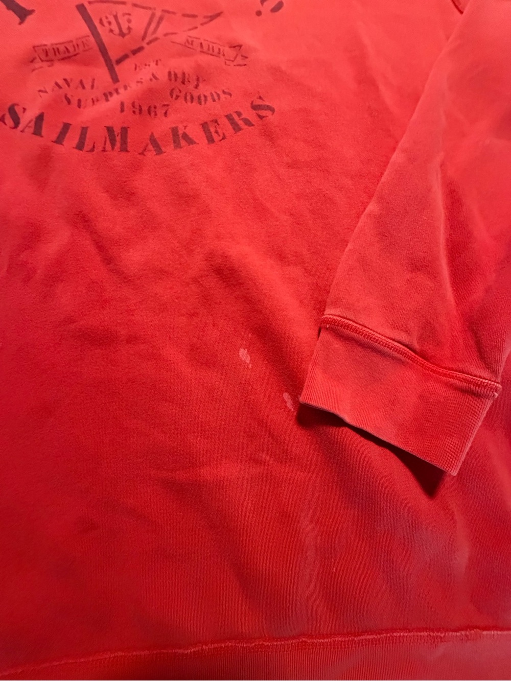 Polo Ralph Lauren Sailmakers Vintage Fleece Sweatshirt Men’s 2XLT tall new - Picture 7 of 10